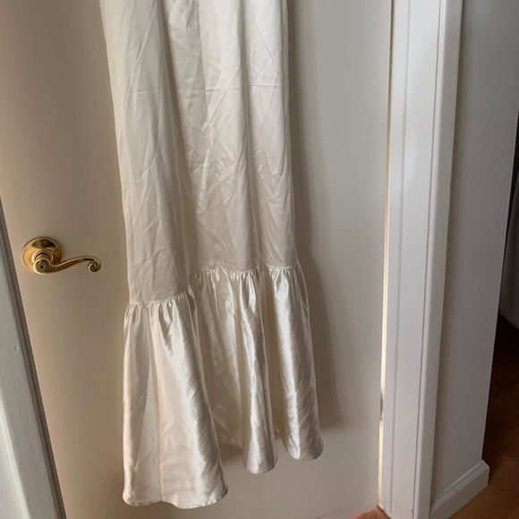 Reformation Venetia Bridal 100% Silk Dress in Ivory NWT - Picture 9 of 10
